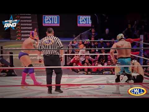 CMLL Retos entre el Valiente vs Star Jr vs Esfinge ARENA MEXICO
