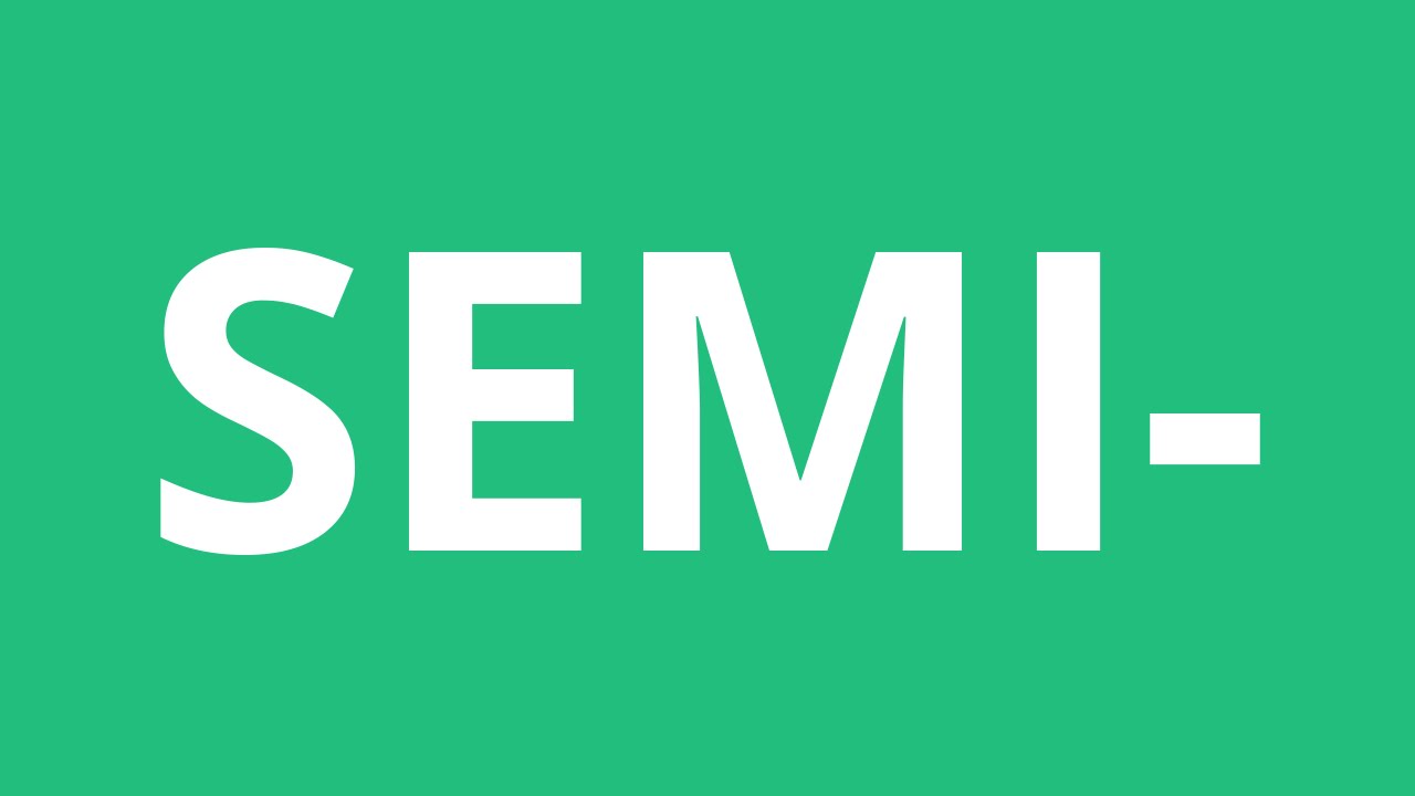 How To Pronounce Semi Pronunciation Academy YouTube