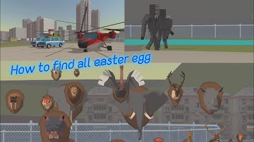 How to find all easter egg 😂 in simple sandbox 2 || how to buy chicken skin