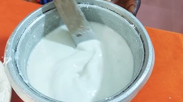 HOW TO MAKE FUFU  USING CASSAVA FLOUR / EAT WITH ME USING EGUSI SOUP/ SWALLOW/ AFRICAN RECIPE 😋