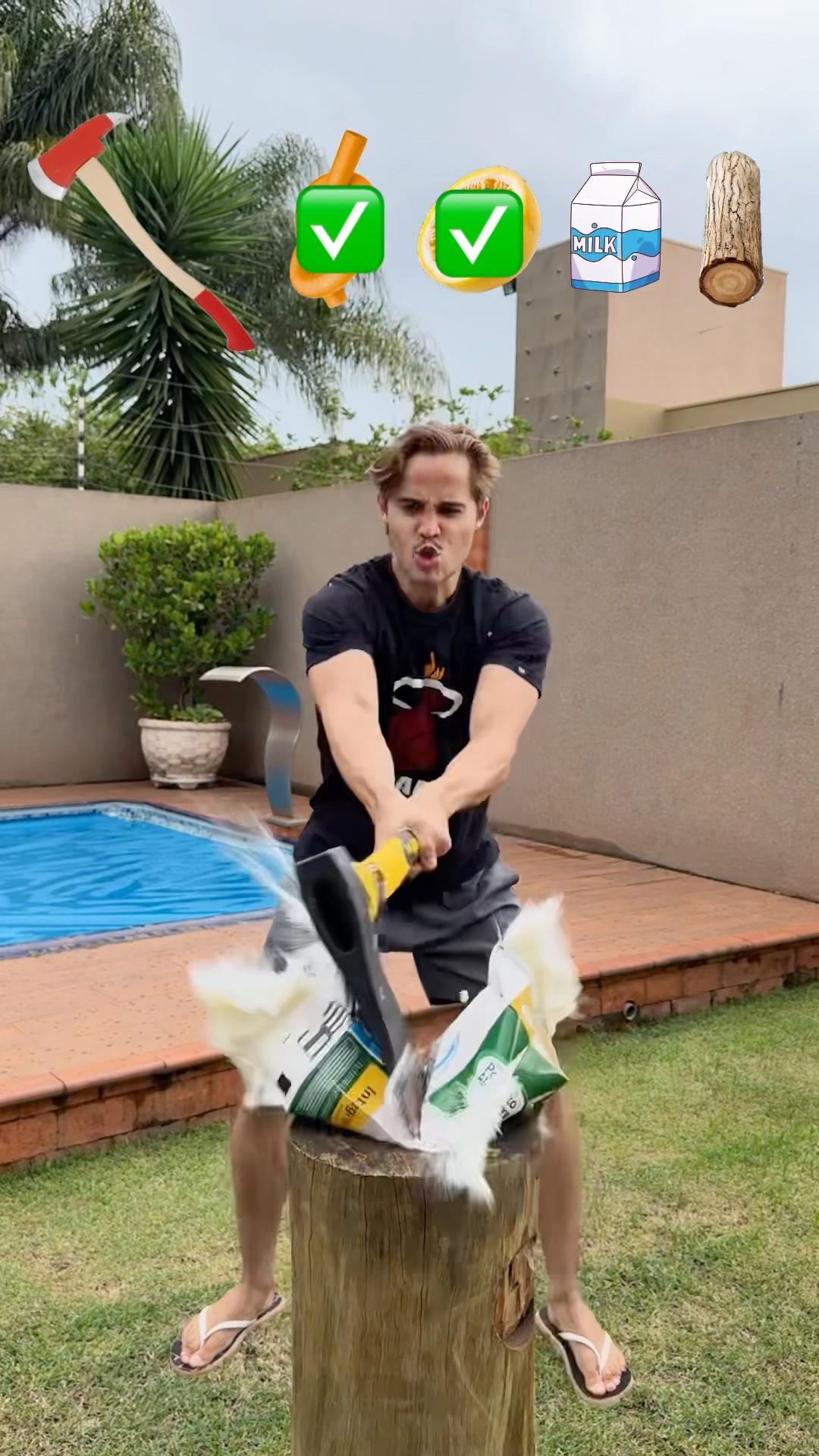 Which Axe Will CUT Through Everything?? #shorts