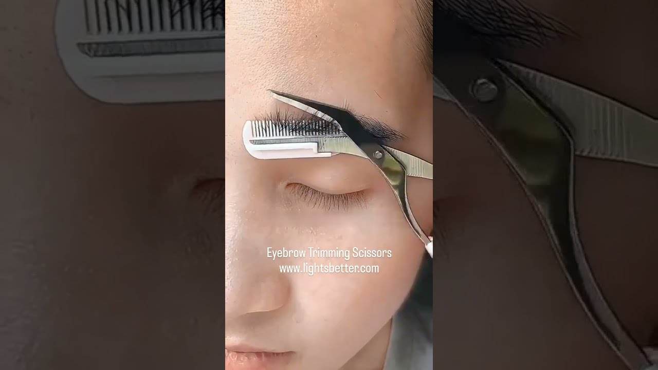 Lightsbetter Com Eyebrow Trimming Scissors Eyebrowshaping Beauty Eyebrowshape Eyebrowtrimmer