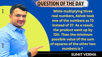 Question of the Day | 5 March 2023 | Maths by Sumit Sir