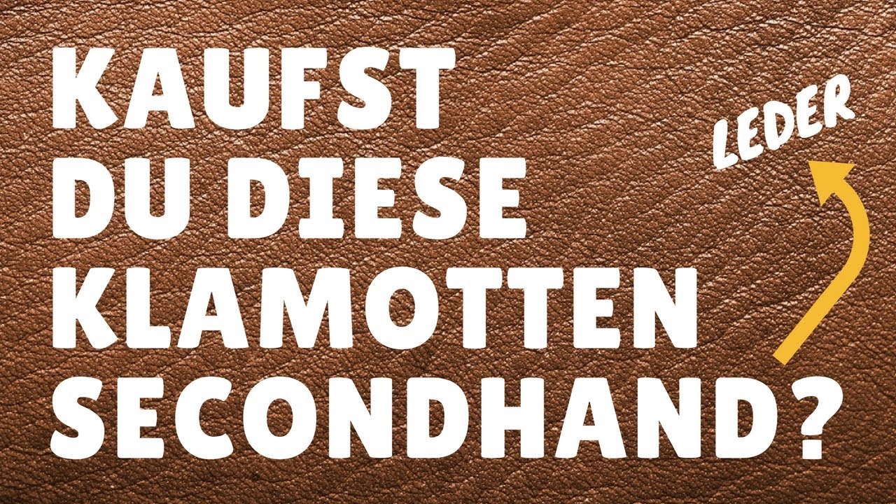 Kaufst du diese Klamotten Second Hand ? | Fair Fashion & Lifestyle | rethinknation