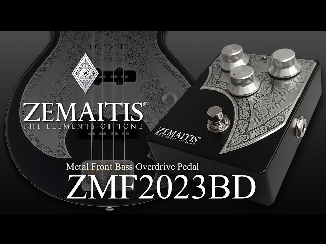 ZEMAITIS | ZMF2023BD - Metal Front Bass Over Drive Pedal