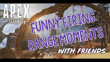 Funny Firing Range Moments with friends! | Apex Legends