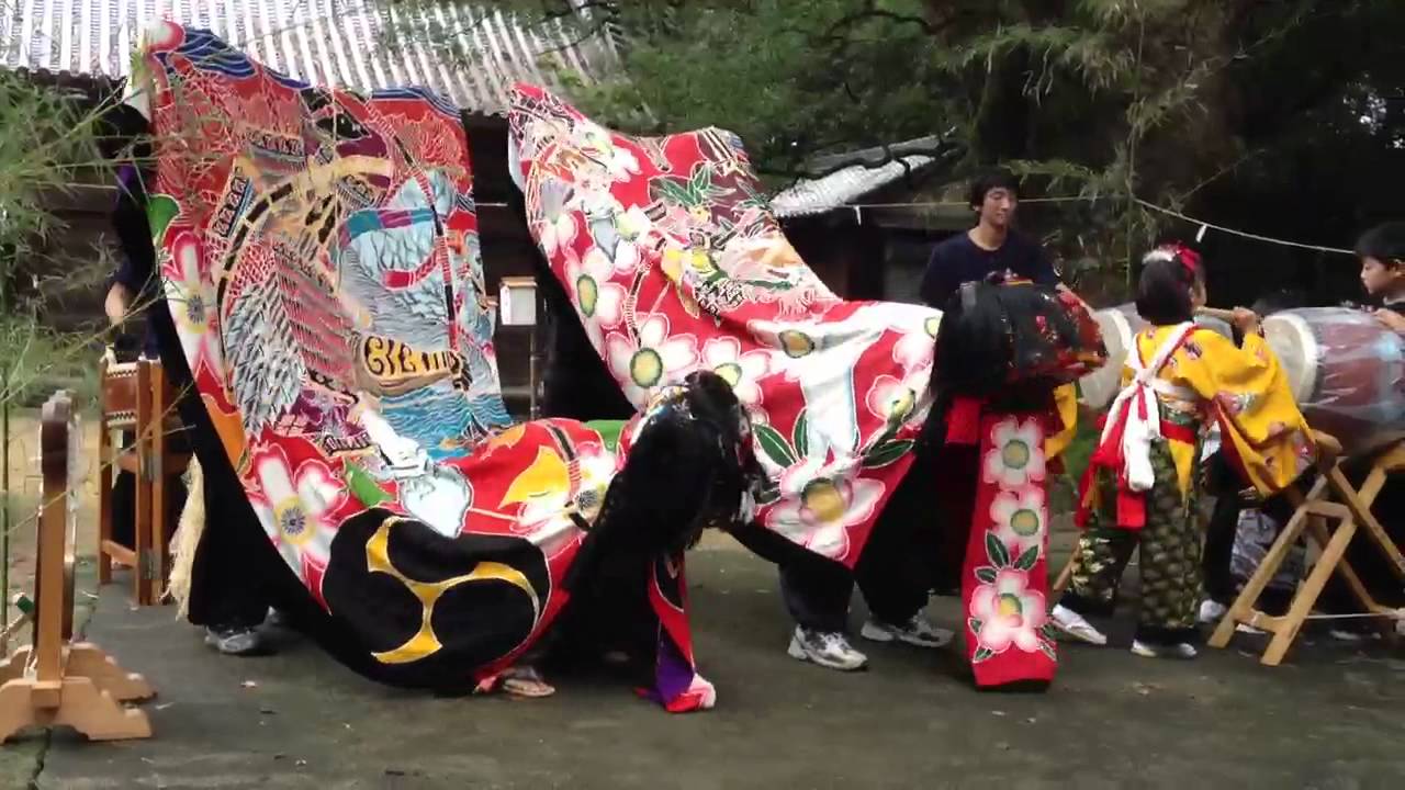 葛原正八幡宮 大木獅子組