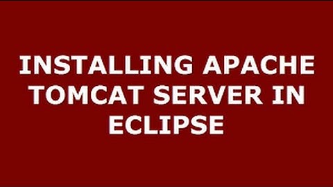 Install and Configure Apache Tomcat Web Server in Eclipse IDE