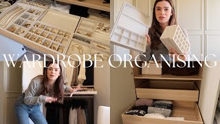 ORGANISE MY WARDROBE WITH ME / IKEA PAX DIY