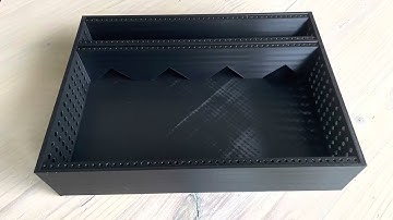3D printed 46HP 4U Eurorack case