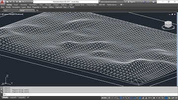 Terreno em 3D no AutoCAD por Lisp
