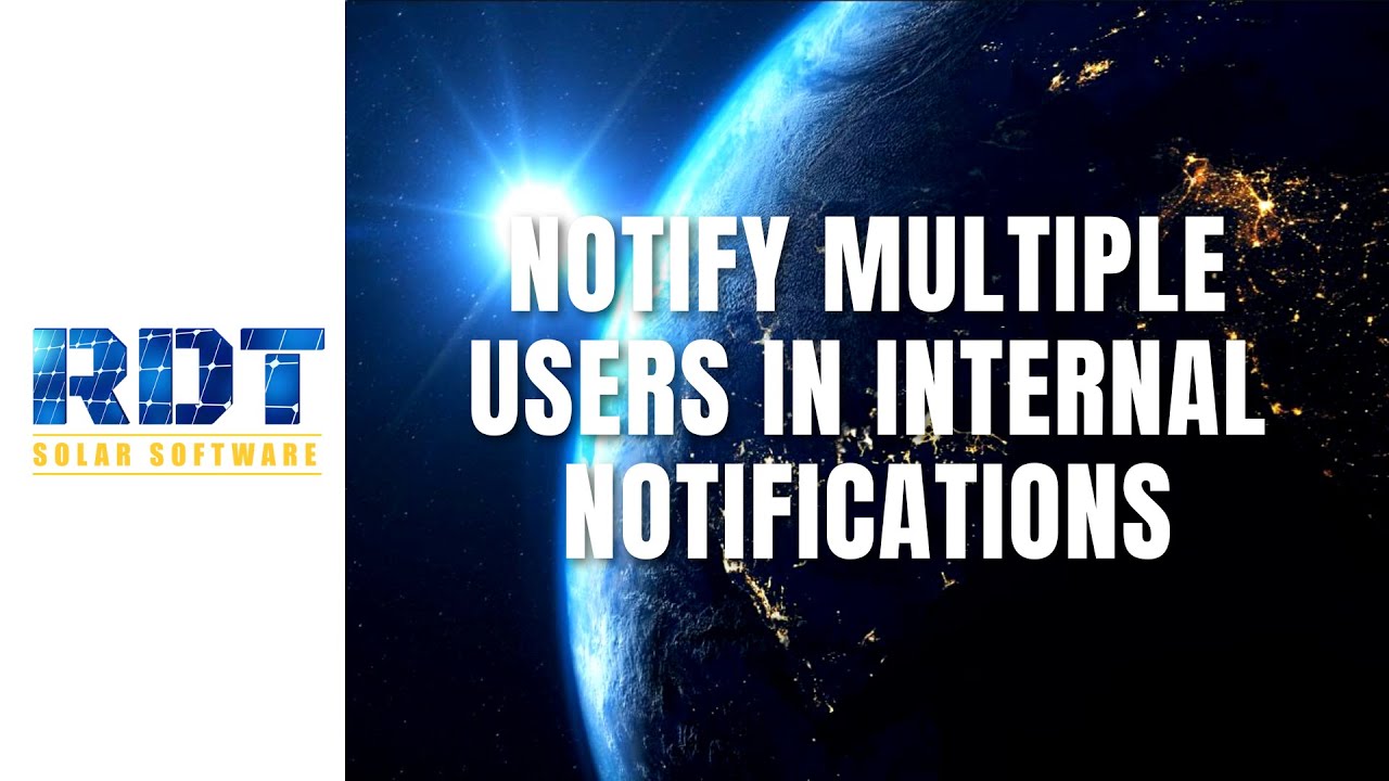Notify Multiple Users in Internal Notifications - YouTube