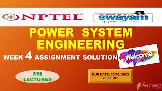 Celebrity 💥WEEK 4💥 POWER SYSTEM ENGINEERING ASSIGNMENT SOLUTION💥 Wealth