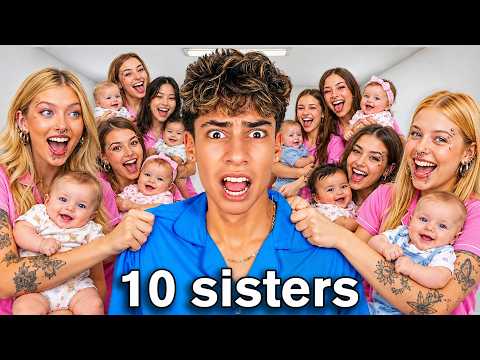 10 Sisters Control My Life in a Locked Room! 😱🔒 | The Royalty Family