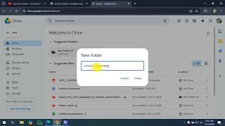 How To Create A Google Drive Folder