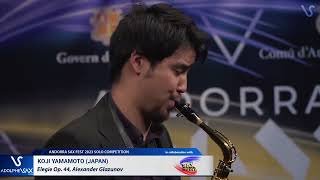 ANDORRA SAX FEST 2023: Koji Yamamoto (Japan) plays Elegie Op. 44, Alexander Glazunov