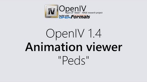 OpenIV: Animation viewer - peds [GTAIV/EfLC]