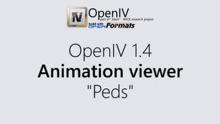 OpenIV: Animation viewer - peds [GTAIV/EfLC]