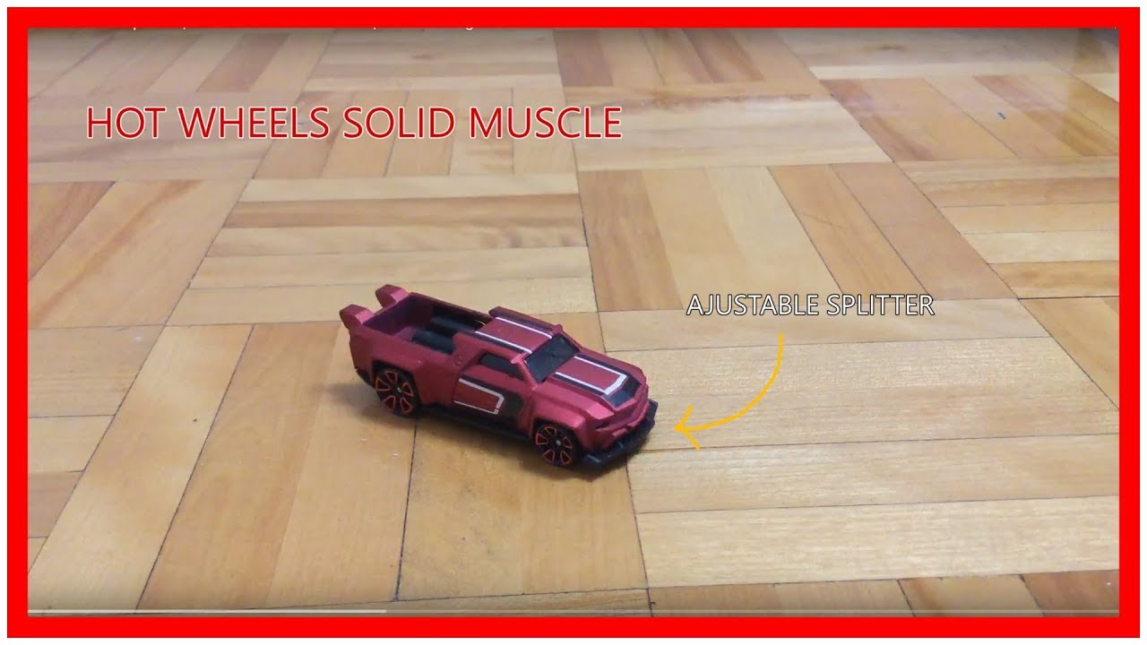 Ajustable Front Splitter! | Hot Wheels Solid Muscle | 2017 HW Digital Circuit