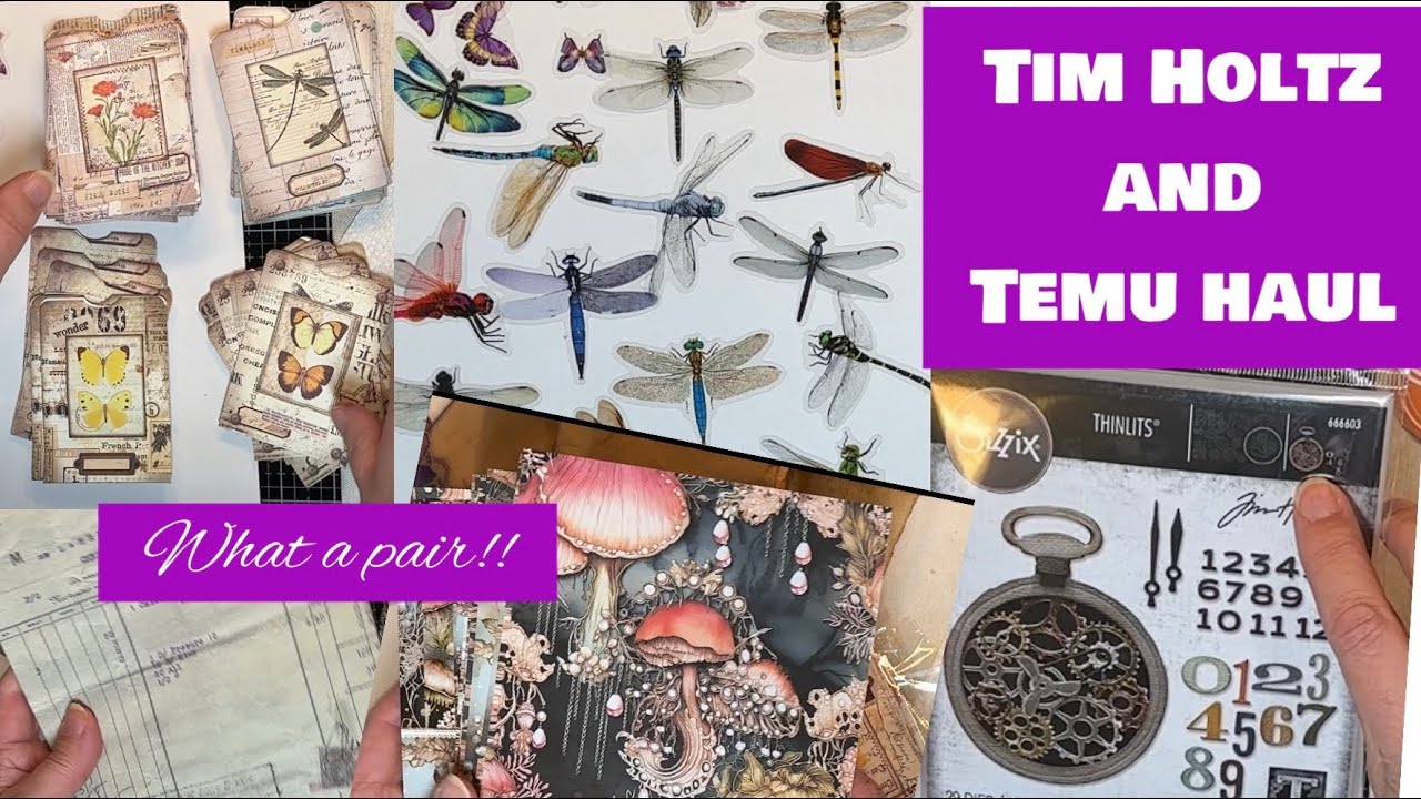temu-and-tim-holtz-haul-youtube