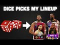 Letting A Dice Pick My Lineup In NBA Live Mobile..