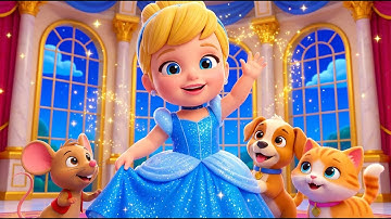 Cinderella Goes to the Ball ✨👗  3D Animated Nursery Rhyme