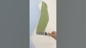 Vẽ Tranh Cát Nổi | Acrylic Painting For Beginners Tutorial