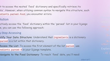 Accessing a List of Dictionaries Inside a Dictionary in Django Templates: Tips and Tricks