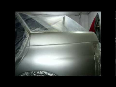 Покраска нового крыла автомобиля