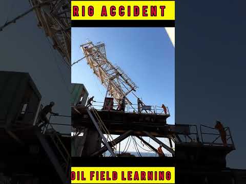 offshore rig falls | accident | #drilling #shorts