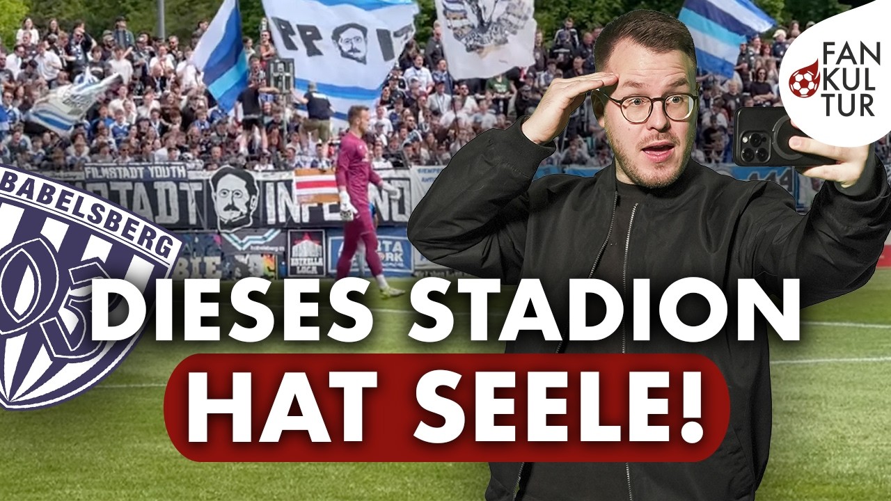STARKE FANKULTUR & GEILES STADION | Ein Tag Fan von: SV Babelsberg 03 | Fußball-Stadion-Vlog 🏟️