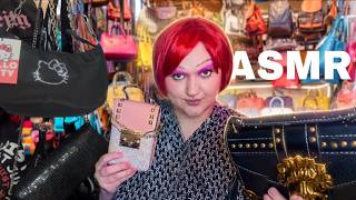 АСМР 💰 Продавець на РИНКУ ВПАРИТЬ ТОБІ СУМКУ. Гумористична РОЛЬОВА ГРА. Огляд сумок. Шепіт. Тригери