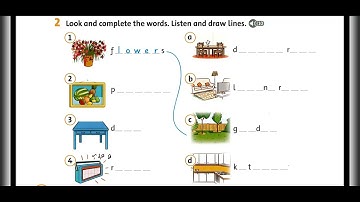 Get ready for Starters Unit 2 - At Home (Page 13+14+17)