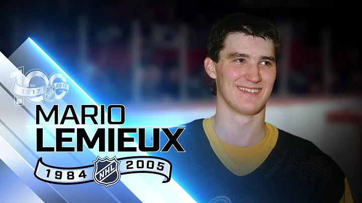 Mario Lemieux scored 100 points 10 different times