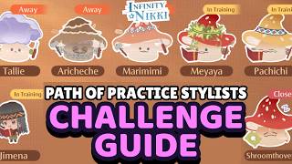 stylists challenge guide & path of practice: how to beat yara & find the partners (including meyaya)