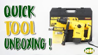 Quick Unboxing Dewalt D25810K SDS Max Chipping Gun Demolition Hammer 1050W