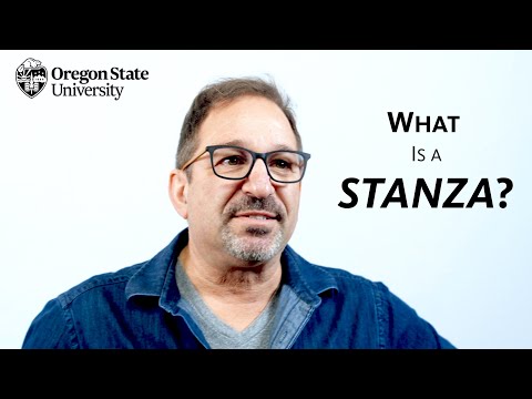 Video: What Is A Stanza