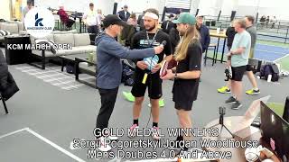 KCM March Open Pickleball Tournament-Mens Doubles 4.0+ Gold Medal Winners Interview