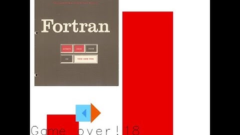 A terrible game written in Fortran