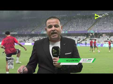 ستوديو الماتش المراسل أحمد المسيري ينقل كواليس مباراة مصر وكاب فيردي قبل بدايتها