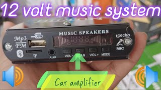 CAR Amplifier Board DC 12V HI Quality Sound Testing and Wiring with Ultra