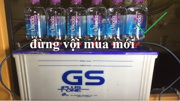 Cách phục hồi bình ắc quy không cầm điện rất đơn giản, Khắc phục bình acquy hư củ điện yếu