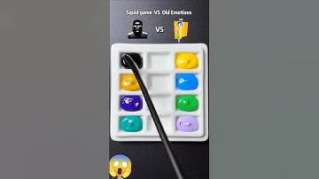 Squid game & Inside out Guess the mixed colors #satisfying #oddlysatisfying #sharkzhan