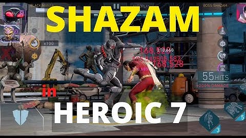 Heroic 7 Battles of AOC in Injustice 2 Mobile |
