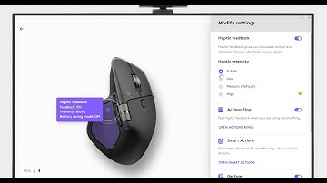 How to adjust Haptic feedback settings of MX Master 4 with Logi Options+ App