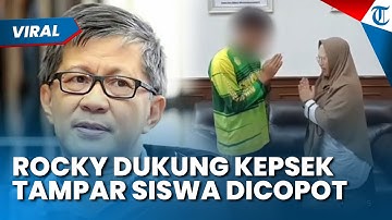 DUKUNG PENCOPOTAN KEPSEK, Rocky Gerung Minta Masyarakat Tak bully Gubernur Banten