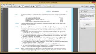 Financial Statement Analysis / Income Statement (Ch.4) /  Q.No.8 Part-I