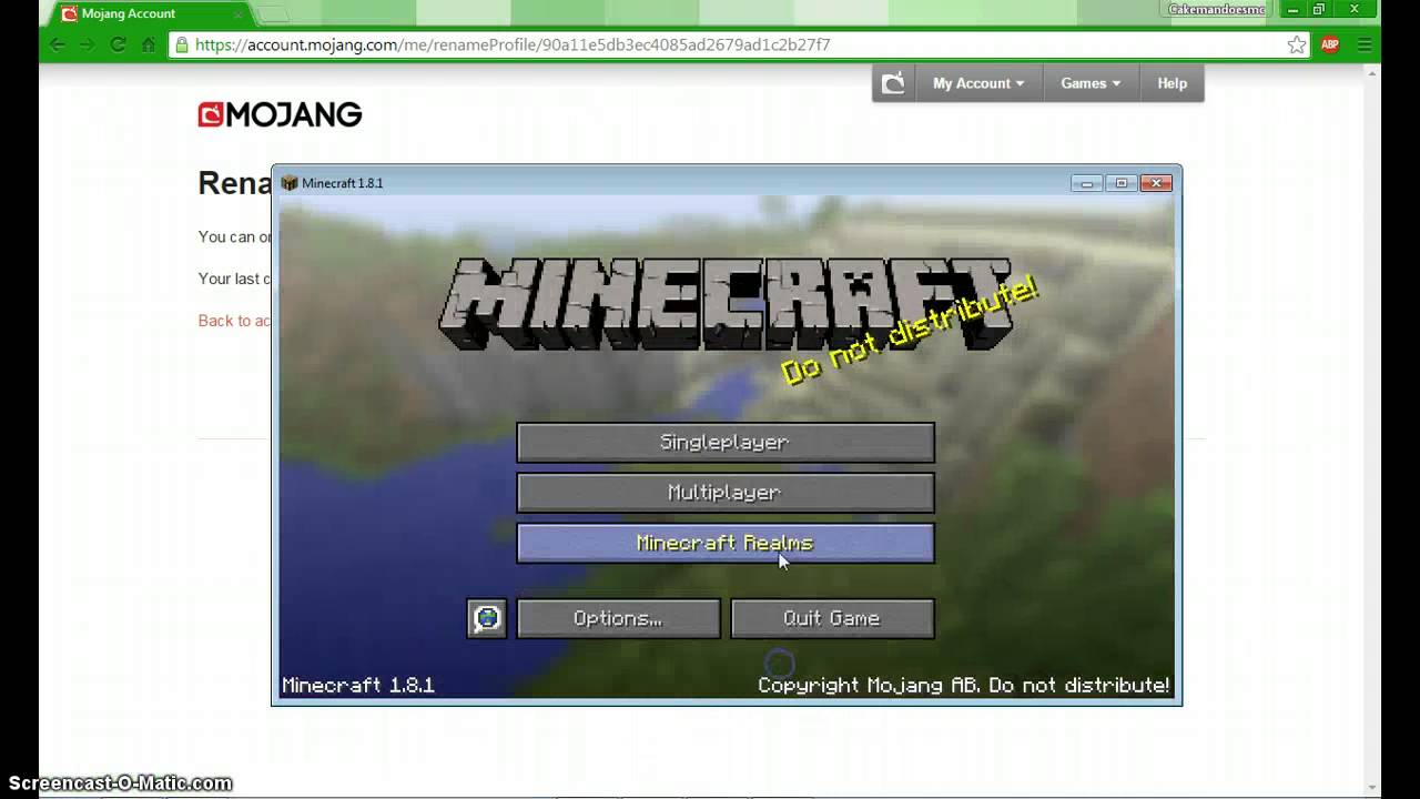 How to change your name in minecraft - YouTube