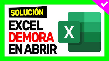 EXCEL demora en abrir ¿lento? ¿se congela? [SOLUCIÓN] 🚀!!!