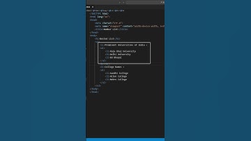 Nested List in HTML #html #htmltutorial #characterdesign #htmlcode #bold #underline #brtaghtml